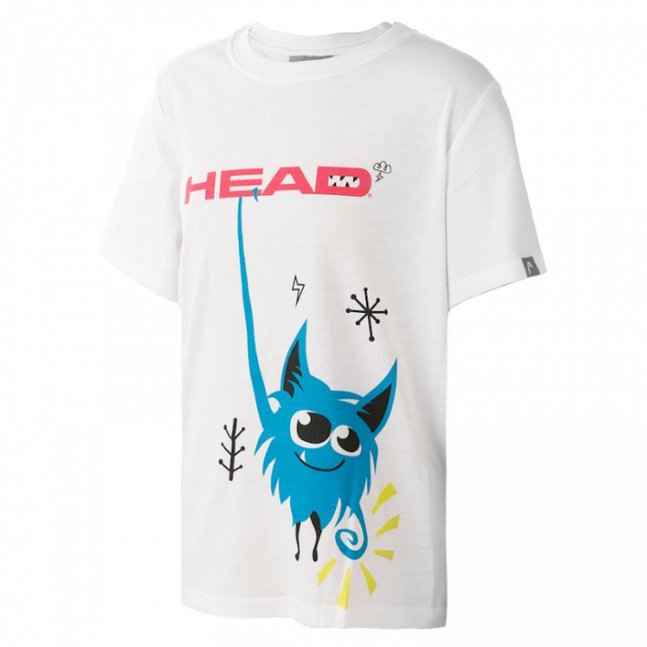 Head Novak Junior T-Shirt B White